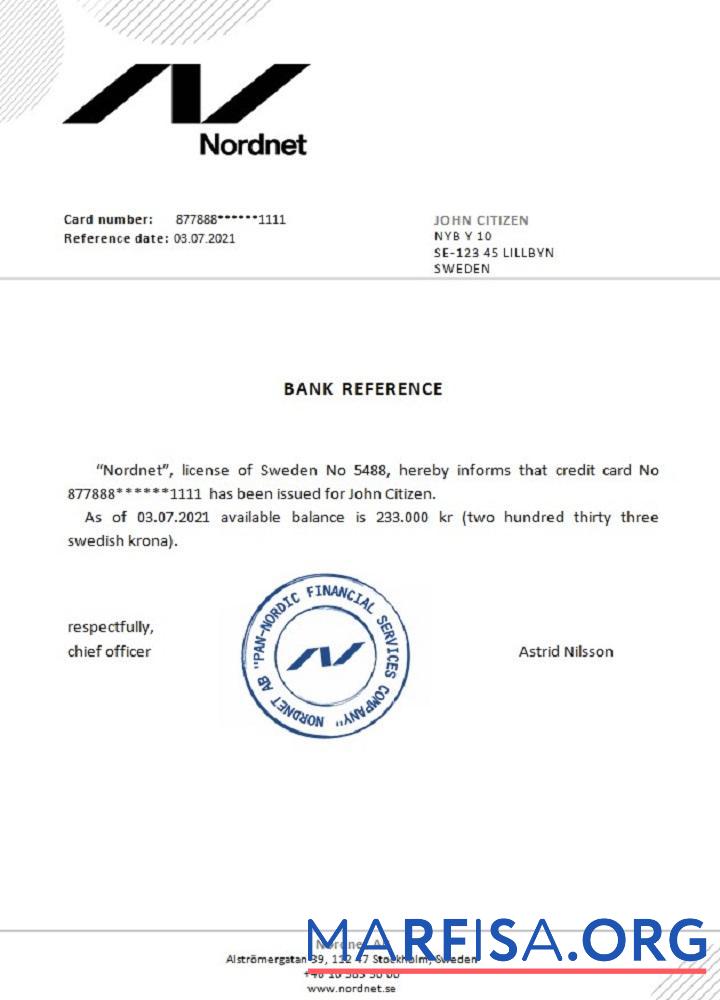 Downloadable Sweden Nordnet reference example